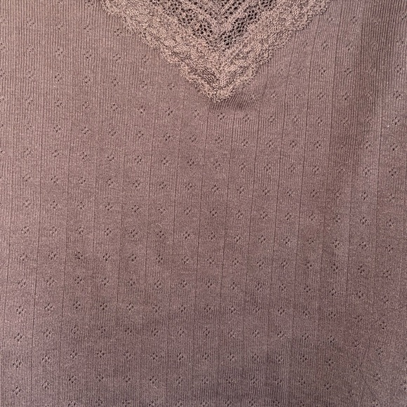 Chocolate brown tank top - Picture 2 of 3